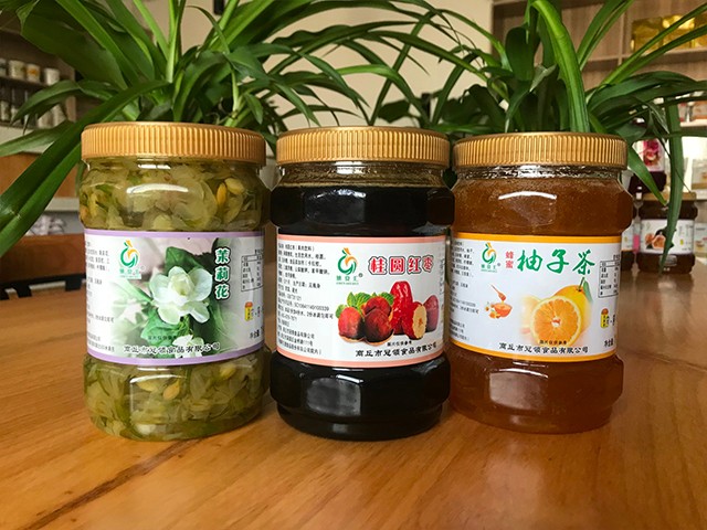 茉莉花花茶、桂圓紅棗花茶、柚子花茶